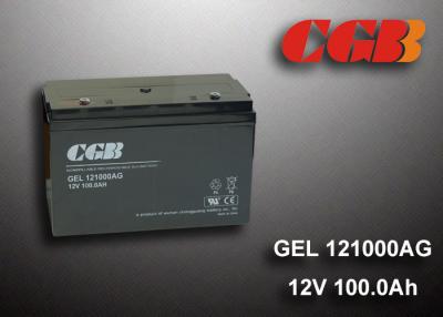 China Recharge Valve Regulated Ups Lead Acid Battery / Black 12v Vrla Battery for sale