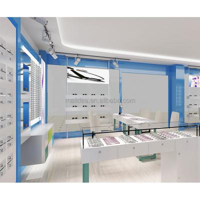 China Modern and fashion retail optical store showcase cabinets, optical store display showcase for sale for sale