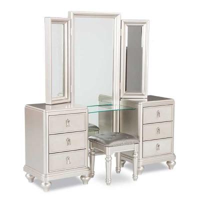 China PANEL counter mirror design | mirror desk supplier | elegance dressing table for sale