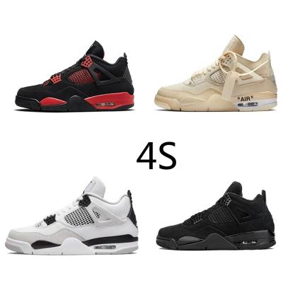 China Original NEW Brand New Retro Sneakers 4s aj Basketball Cushioning Sports Shoes For Men Fashion Sneaker Super Hot Shoes for sale