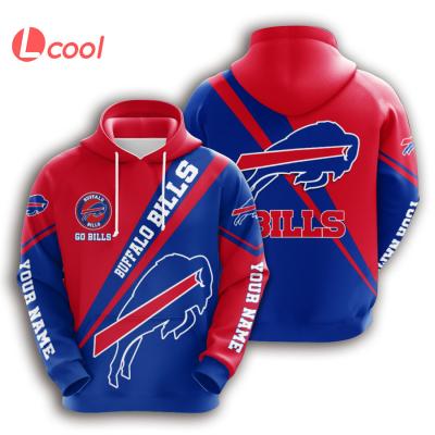 China OEM 3D Pullover Lcool Anti-wrinkle NFL Digital Printing Thick Hoodies New Oversized Fashion Hoodies Long Sleeve For Men for sale