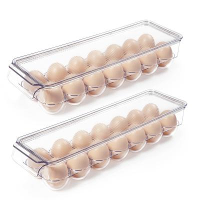 China Freshness Keeping Clear Space Fridge Organizer Kitchen Storage Fridge Organizer Drawer For Egg for sale