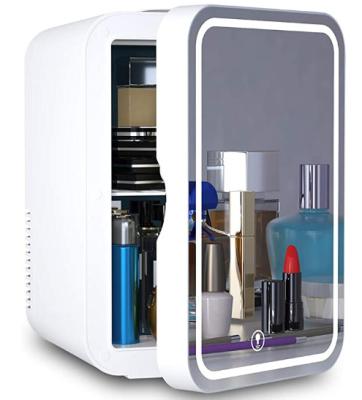 China Mini Portable Minimalist Mini Cosmetic Fridge Makeup Fridge Car Refrigerator Cooler 4L for sale