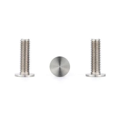 China Thin Flat Pan Head ANZK Stainless Steel Satin Brushed Mini Screw for sale