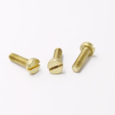 China Pan Customized m1.2 Small Brass Pan Head Screws For Monocle for sale