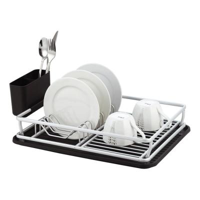 China Space Saving Large Capacity Family Expense Metal Viable Drainable Dish Rack With Prices With Drain Panel Dish Rack for sale