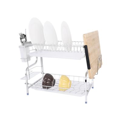 China New Design Sustainable Family Spending Roll Dish Draining Rack And Storage Racks For Kitchen Countertop And Utensil Rack for sale