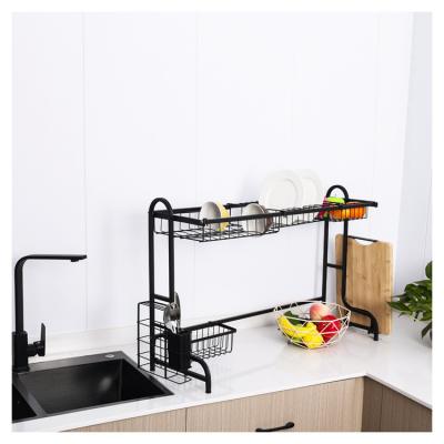 China Economical Easy Cleaning Tasteless Standing Type Sustainable Kitchen Dish Dry Rack Over Sink Free Shipping For Sink Dish Rack for sale