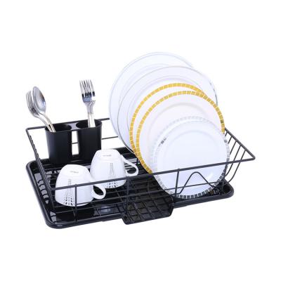 China New Design Sustainable Multilayer Tasteless Dish Evaporation Drier Rack With Dish Rack Cup Utensil And Cutlery Organizer Holder for sale