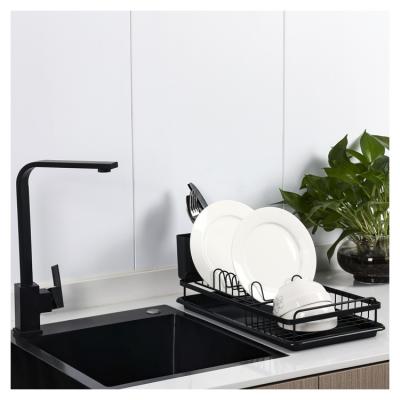 China Space Saving Large Capacity Family Spending Kitchen Dish Rack Viable Drainable Rack For Kitchen Dish Racks for sale