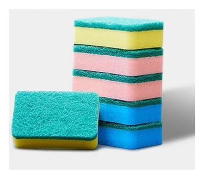 China Durable Kitchen Household Dish Cloth Dishwashing Sponge Cleaning Cloth Sponge Cleaning Brush Durable Tableware Cloth Sponge for sale