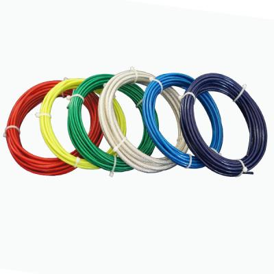 China Rope plastic covered steel cable pvc coated galvanized steel  wire rope price for sale