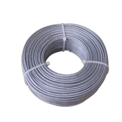 China Rope Plastic Coated Galvanized Steel Wire Rope for clothesline for sale