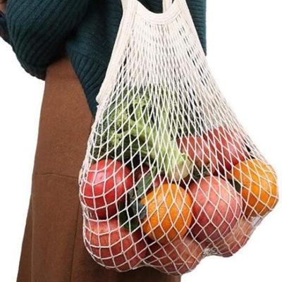 China Recyclable Zero Waste Reusable Produce Bag Cotton Mesh Bag And Grocery Bag For Kitchen Storage for sale