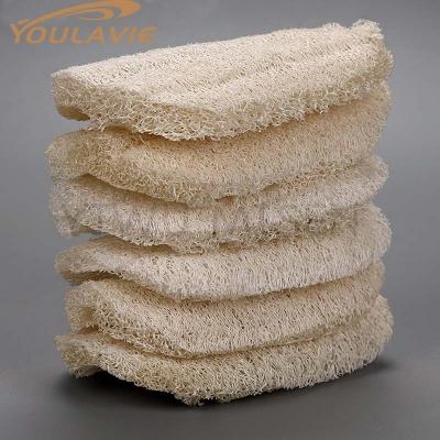 China Eco-friendly 100% Natural Loofah Scrubber, Loofah PadFor Cleaning for sale