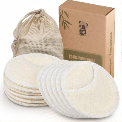 China Custom Bamboo Reusable Microfiber Face Makeup Remover / Cleansing Pads Eco - Friendly for sale