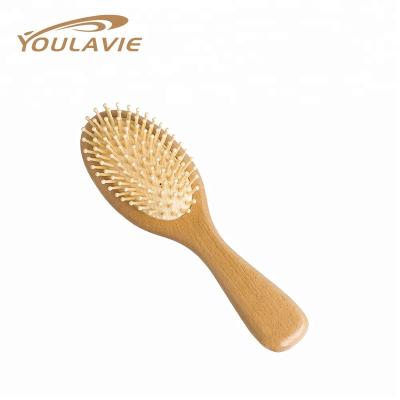 China Wholesale Natural Wooden Paddle Hair Brush for sale