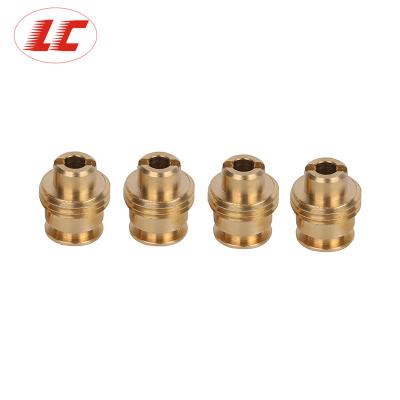 China Aluminum Customized Brass Components Customized Fabricate Brass CNC Machining Brass Parts for sale