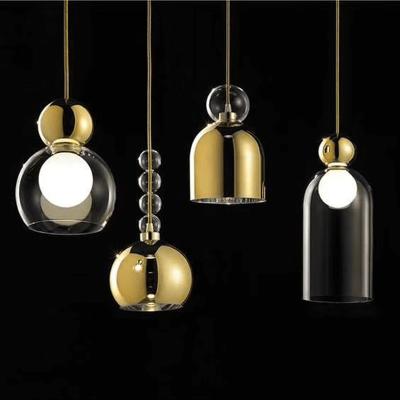 China Italy Design Contemporary Champagne Glass Pendant Light Modern Chandelier Pendant Light for sale