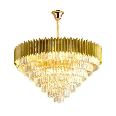 China Zhongshan Hotel Living Room Chandeliers Modern Pendant Light Luxury Led Room Lighting Crystal Chandelier Modern for sale