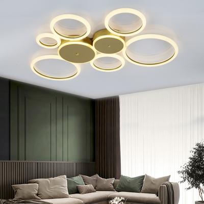 China Miyuan 2020 New Style Modern Living Room Bedroom Decorative Acrylic Modern Ceiling Light Led Geometric Ceiling Lamp for sale