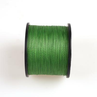 China DND Soft Soft Color Super Gloss 4 Strand Braided 1000M Multifilament Fishing Line Spotted Braided PE Fishing Line for sale