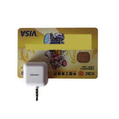 China ABS 3.5mm Mini Jack Android IOS System Magnetic Card Reader for sale