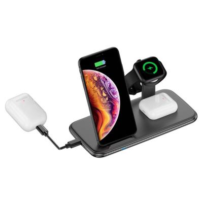 China Wholesale High Speed ​​Qi Wireless Charger 3 in 1 Wireless Charger for Phone Charger Watch Wireless Airpods Cellphones for sale