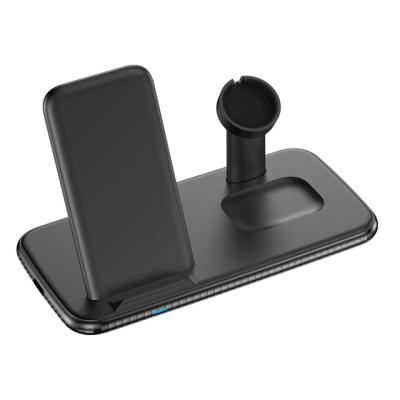 China High Speed ​​3 in 1 Wireless Charger Stand Portable Charger for iPhone for AirPods Wireless Charger for sale