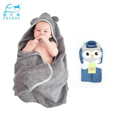 China Child Safe Free Preview Terry Towelling Baby Hooded Towel Microfiber with Hood for sale