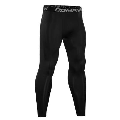 China Breathable Gym Sports Fitness Pants Running Fitness Pants Wholesale Clothing Men's Running Tight Pants for sale