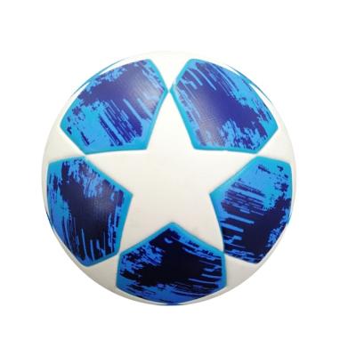 China New design high quality PU logo and size PU football official game PVC TPU football for sale