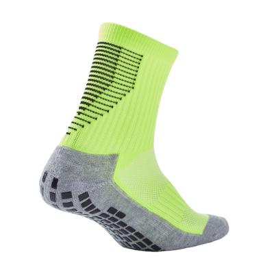 China OEM High Quality Breathable Non-slip Cotton Football Grip Sports Logo Socks Custom Men's Soccer Sweat-absorbent Breathable and Sweat-absorbent for sale