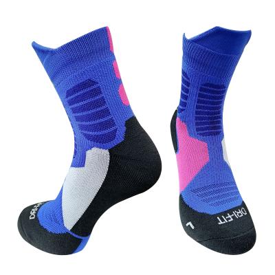 China Elite Breathable Wholesale Custom Socks Medium Basketball Socks Kids Socks Factory for sale