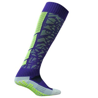 China Hot Wholesale Designer Logo Mens Latest Sports Socks Manufacturer Long Football Socks Breathable for sale