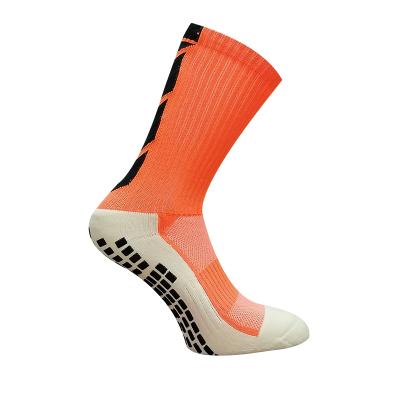 China Breathable Hot Sale Fashion Unisex Sport Socks Anti Slip Football Socks Cushion Athletic Socks For Men for sale