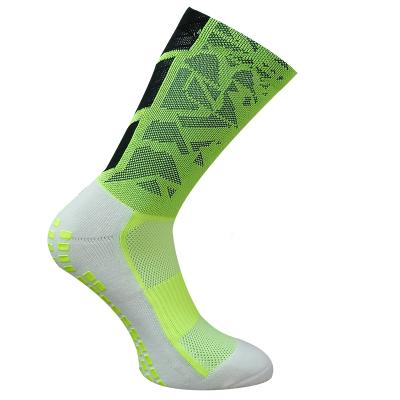 China Customized Design Rise Professional Football Basketball Grip Socks Breathable Anti Slip Running Socks for sale