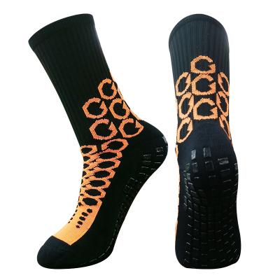 China Breathable Outdoor Training Football Socks For Breathability And Sweat Absorption Football Running Grip Socks for sale