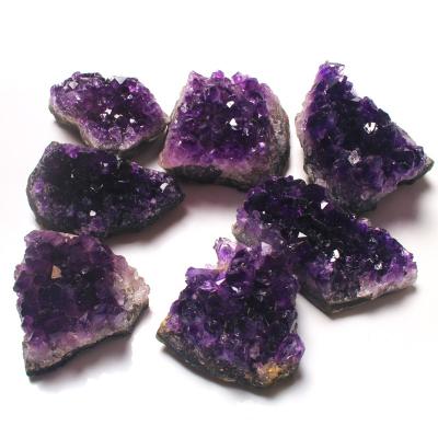 China China Wholesale Beautiful Natural Uruguay Amethyst Crystal Cluster Raw Gemstone Healing Stones for sale