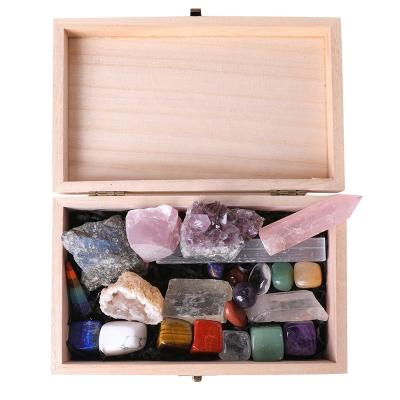 China Europe Custom Crystal Box Wholesale Custom Amazon Chakra Stones Healing Crystals Healing Crystal Set Stones for sale