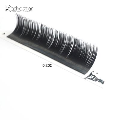 China Wholesale matte feather ellipse eyelash lashestar oem flat pbt lashes extensions for sale