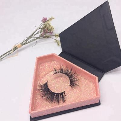 China Long Natural Real Mink Fur Eyelashes 3d Mink Lashes With Private Label In Luxury Package for sale