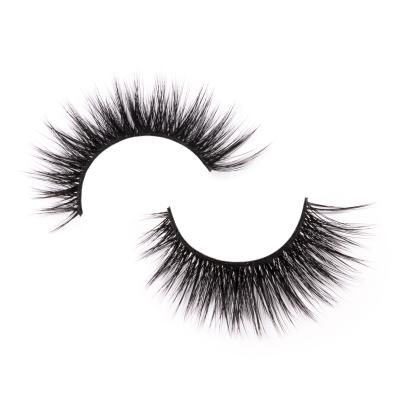 China Long natural high quality real mink fur eyelashes 3d mink lashes with private label in luxury package for sale