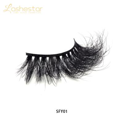 China Thick Private Label Box 3d Mink Eyelashes 20mm 25mm Eyelash Packaging Minkeyelash for sale