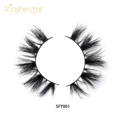 China Box 3d Mink Eyelashes 20mm Long Thick Natural Thick Private Label Minkeyelash Eyelash Packaging Eyelash Pairs for sale