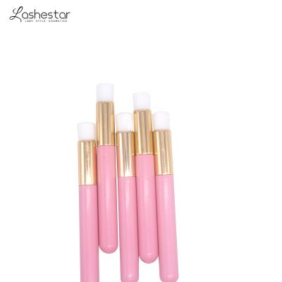 China Shampoo Detergent Eyelash Resin Pink Private Label Softest Fiber Brush For Make Up for sale