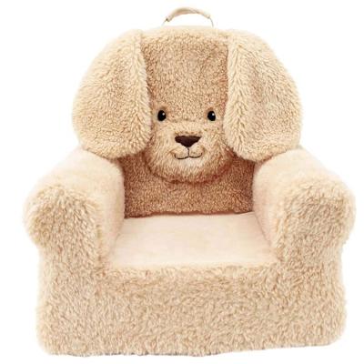 China Modern Home Furniture Wholesale Customized Cute Character Kids Sofa Premium Chair With Handle And Side Carry Pockets for sale