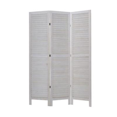 China Europe Bedroom Living Room Office Wholesale Rustic Farmhouse Wooden Room Divider Screen for sale