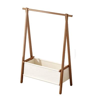 China Wholesale Natural Solid Wood Clothes Shelf Rack (The Other) Adjustable Living Room Furniture And Hat Rack for sale