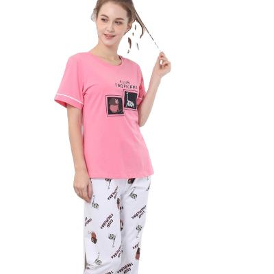 China 2023 spring and summer soft women nightgown factory wholesale ladies 2 short sleeve QUICK DRY pajamas wholesale home clothes for sale